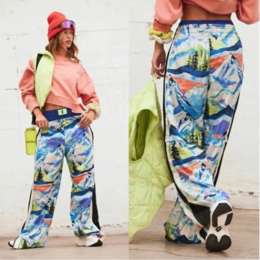 FP Movement by Free People Multicolor Scenic Print Track Pants